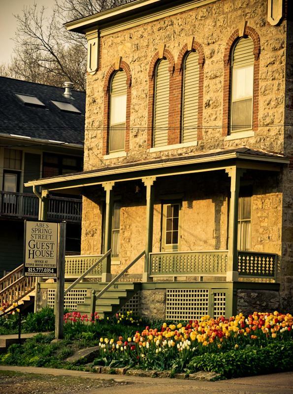 Abe'S Spring Street Guest House Galena Buitenkant foto